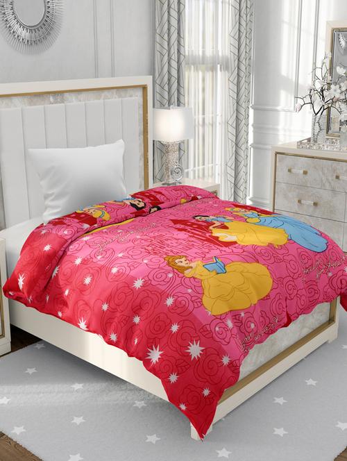  soft micro cotton disney princess print single bed dohar   - 17119628 - Very Small Image - 1