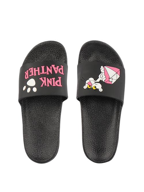 black rubber slippers & flip flop - 17120907 - Very Small Image - 1