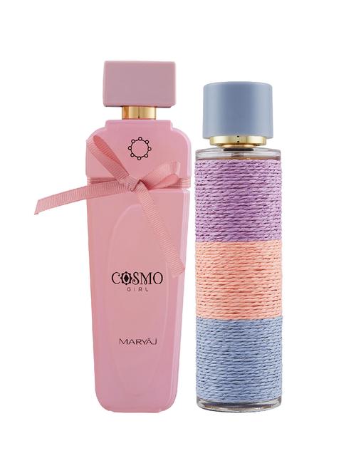 maryaj cosmo girl edp powdery 100ml for women and maryaj deuce femme edp 100ml for women+ 2 parfum testers free - 17121160 - Very Small Image - 1