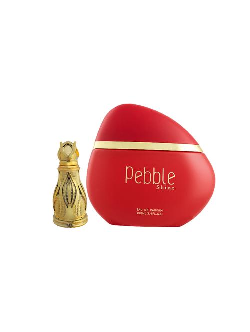 ajmal khofooq cp oudhy alcohol-free attar 18ml for unisex and maryaj pebble shine edp 100ml for women + 2 parfum testers free - 17121835 - Very Small Image - 1