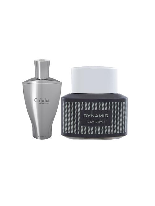 ajmal colaba mukhallat cp alcohol-free attar 14ml for unisex and maryaj dynamic edp 100ml for men + 2 parfum testers free - 17121950 - Very Small Image - 1