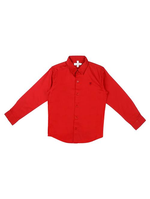 red cotton shirt - 17130496 - Very Small Image - 1