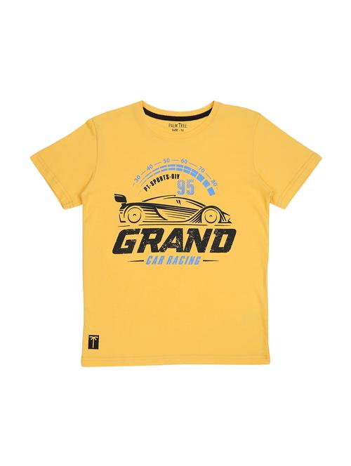 yellow cotton tshirt - 17130695 - Very Small Image - 1