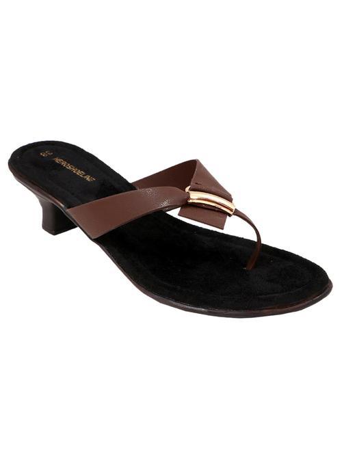 brown toe separator sandals - 17130876 - Very Small Image - 1