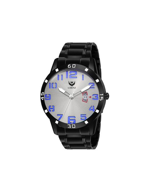 lorenz casual black chain grey dial analog watch for men | watch for boys- mk-3061k - 17136825 - Very Small Image - 1
