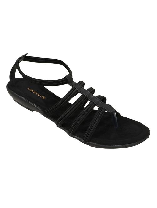 black back strap sandals - 17138488 - Very Small Image - 1