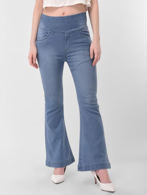 blue cotton blend jeans - 17138810 - Very Small Image - 1