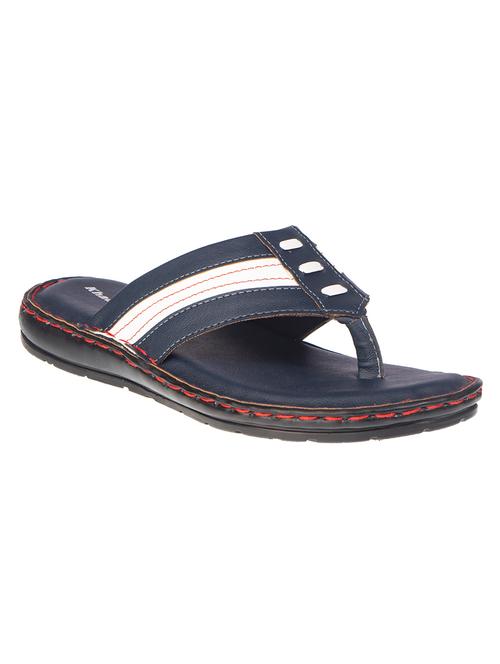 navy toe separator slippers - 17139939 - Very Small Image - 1