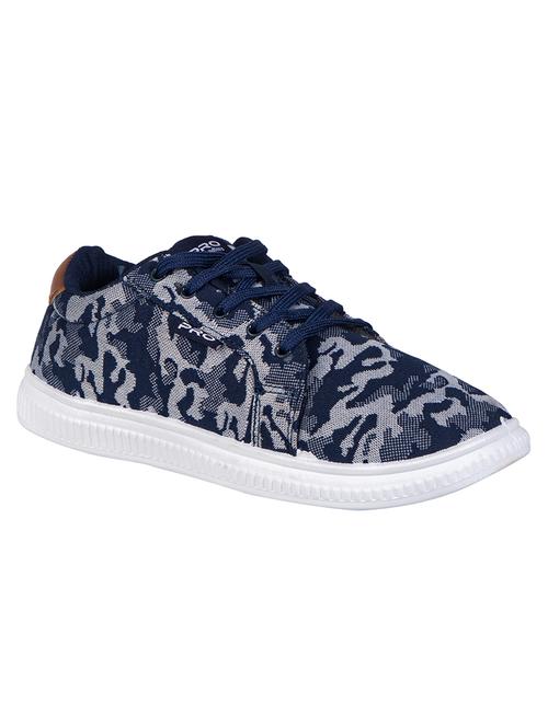 navy lace up sneakers - 17139964 - Very Small Image - 1