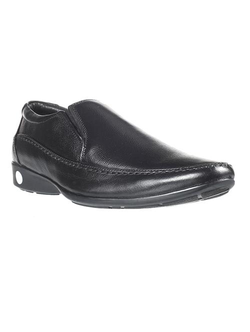 black slip on formal shoes - 17140417 - Very Small Image - 1