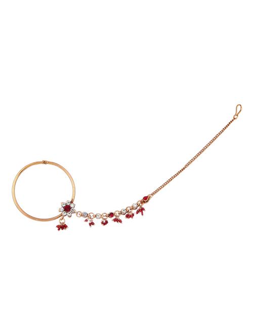 red metal naath nose pin - 17141198 - Very Small Image - 1