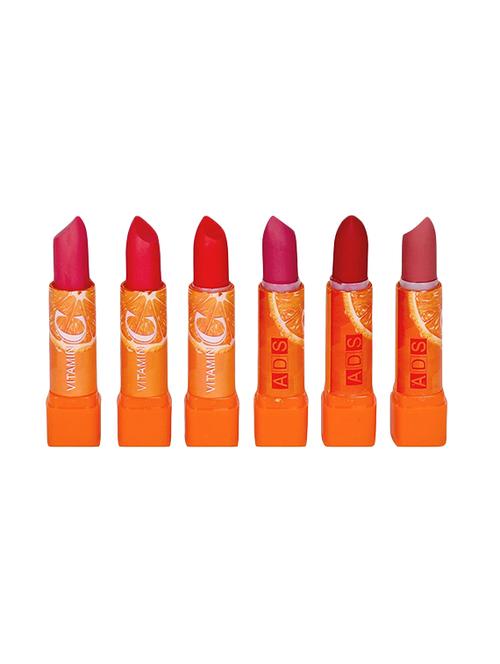 ads pack of 12 vitamin c matte lipstick - 17142004 - Very Small Image - 1