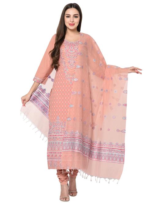 printed unstitched suit - 17142273 - Very Small Image - 1