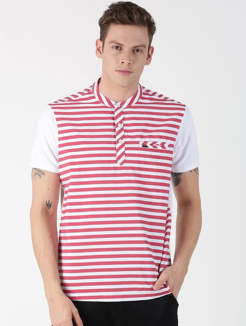 red striped pocket t-shirt - 17142579 - Very Small Image - 1