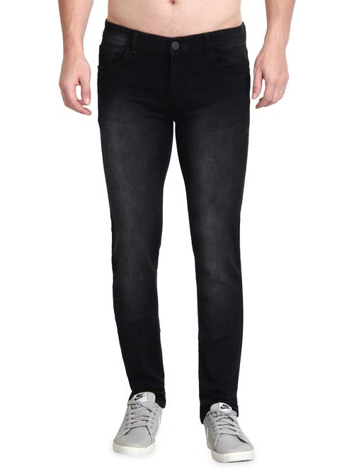 black light washed denim jeans - 17142604 - Very Small Image - 1