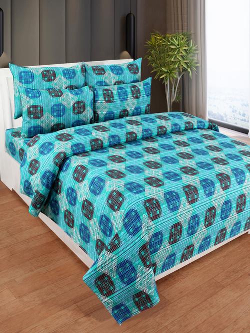 cotton double bedsheet with 2 pillow cover - 17142693 - Very Small Image - 1