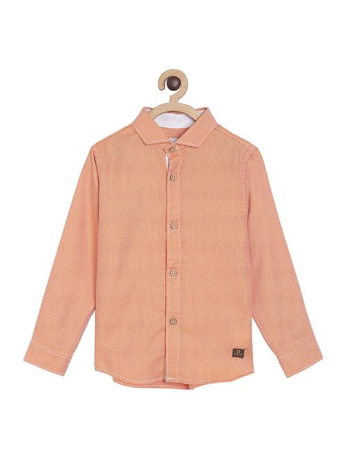 orange cotton shirt - 17143622 - Very Small Image - 1