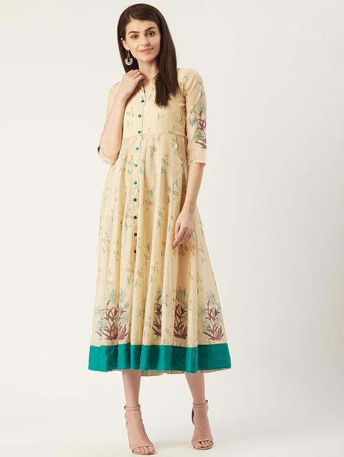 floral flared dress  - 17144487 - Very Small Image - 1