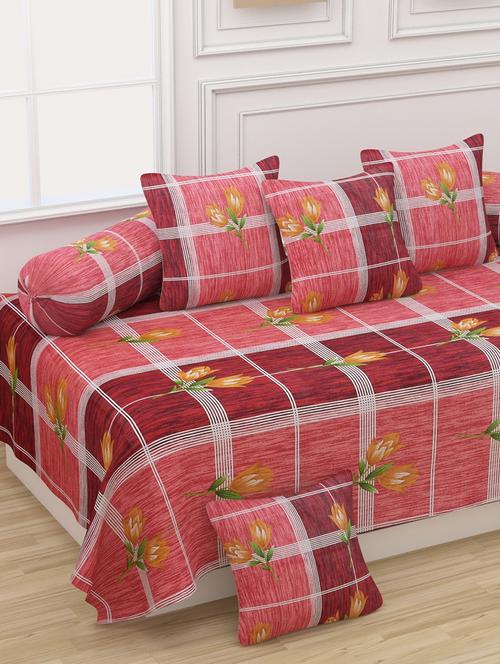 cotton diwan set of 8 pieces - 17145014 - Very Small Image - 1