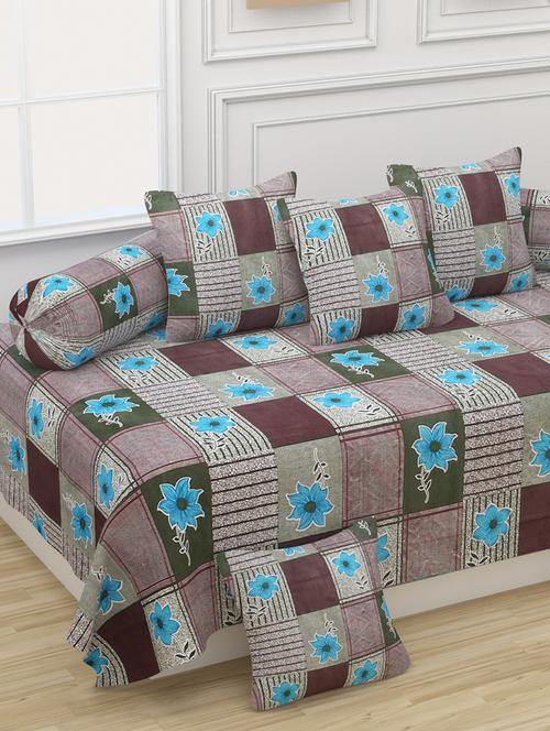 cotton diwan set of 8 pieces - 17145027 - Very Small Image - 1