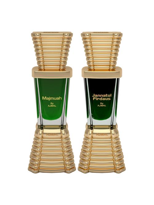 ajmal majmua cp 10ml for unisex and jannatul firdaus cp 10ml for unisex + 2 parfum testers free - 17147240 - Very Small Image - 1