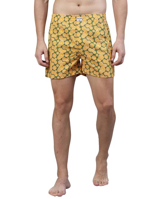green printed boxer - 17148351 - Very Small Image - 1
