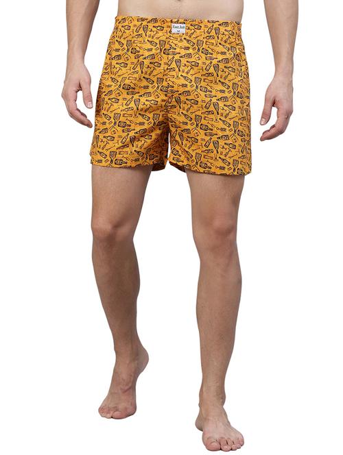 orange printed boxer - 17148352 - Very Small Image - 1