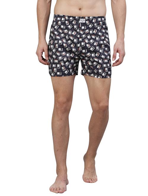 black printed boxer - 17148369 - Very Small Image - 1