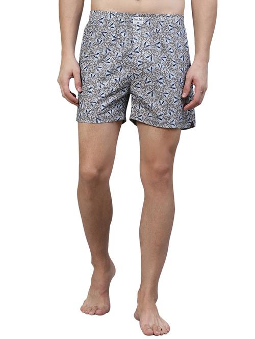 grey printed boxer - 17148376 - Very Small Image - 1