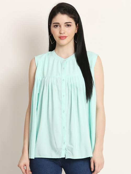 purist blue gathered tunic  - 17148448 - Very Small Image - 1
