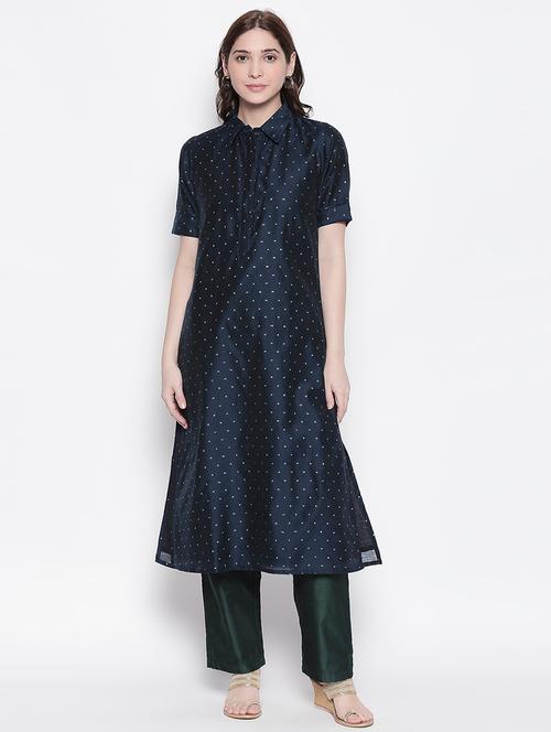 printed a-line kurta - 17154403 - Very Small Image - 1