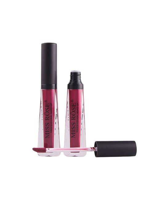 miss rose metallic long lasting and waterproof lip gloss(shade-35) - 17158675 - Very Small Image - 1