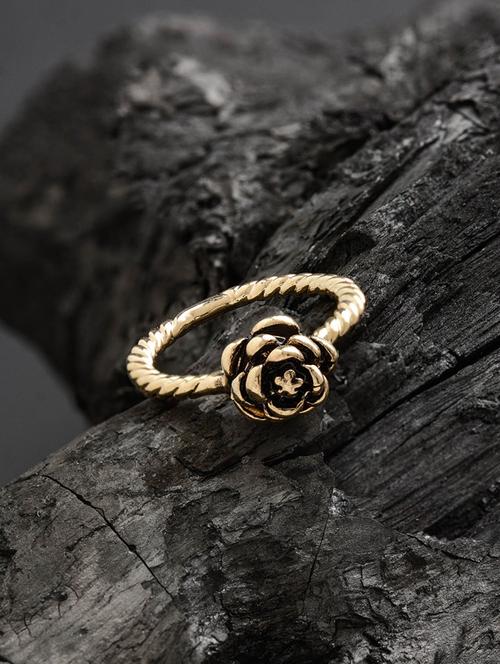 gold brass finger  ring - 17159114 - Very Small Image - 1