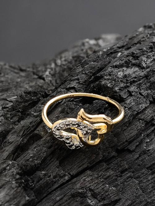 gold brass finger  ring - 17159119 - Very Small Image - 1