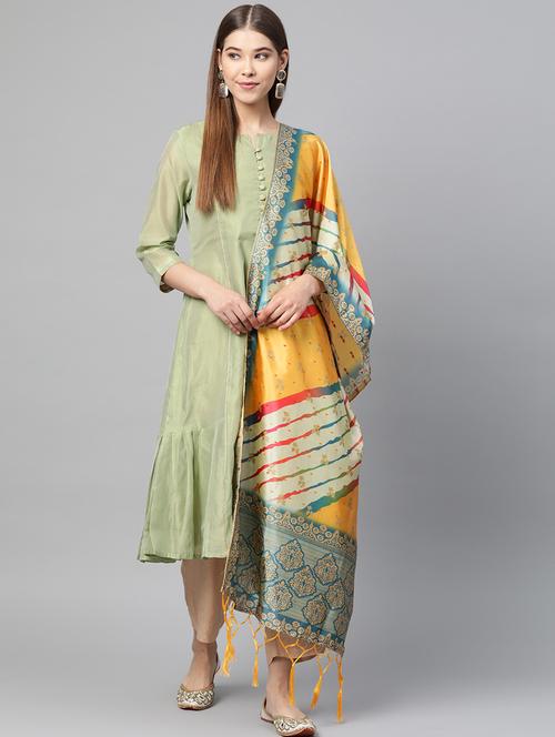 tie & dye printed dupatta - 17159949 - Very Small Image - 1