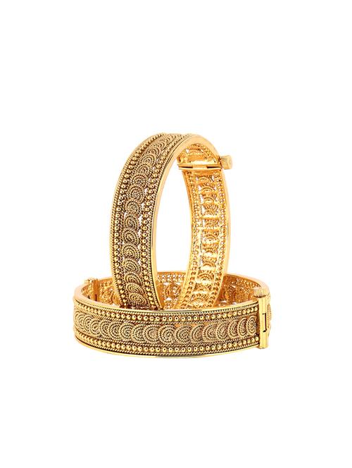 gold tone gold plated bangles - 17161940 - Very Small Image - 1