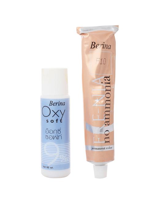 berina f10 olive brown fre-nia hair color cream 60gm - 17166443 - Very Small Image - 1