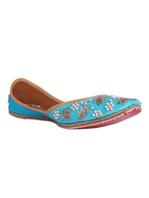 turquoise slip on jutis  - 17167527 - Very Small Image - 1