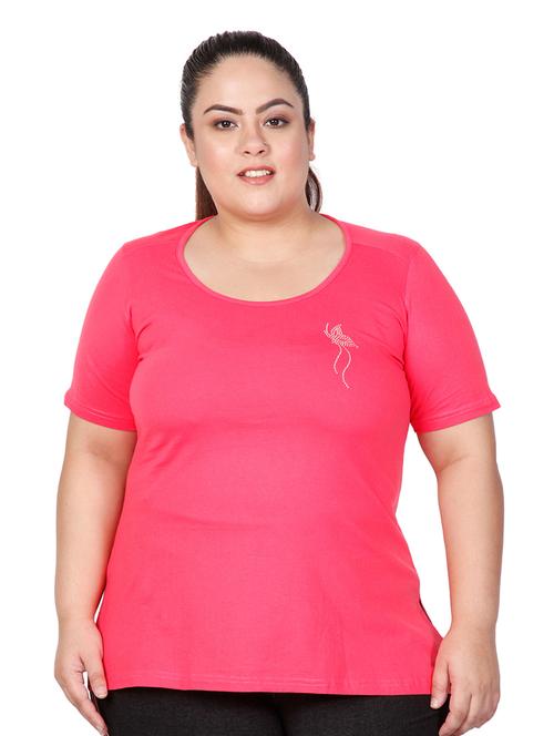 women's plain round neck t-shirt - 17167582 - Very Small Image - 1