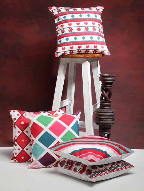 polyester cushion covers (set of 5) - 17167661 - Very Small Image - 1