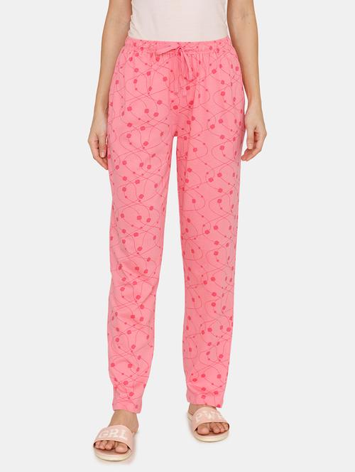 drawstring waist printed pajama  - 17168540 - Very Small Image - 1