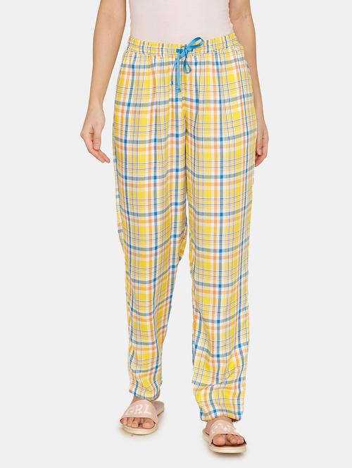 drawstring waist checkered pajama  - 17168544 - Very Small Image - 1