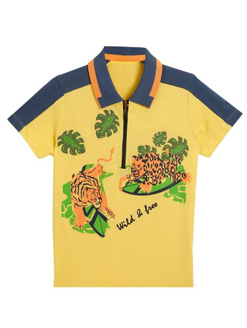 yellow cotton tshirt - 17173119 - Very Small Image - 1