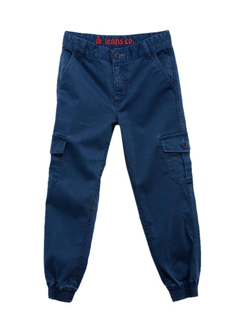 blue cotton joggers trouser - 17173165 - Very Small Image - 1