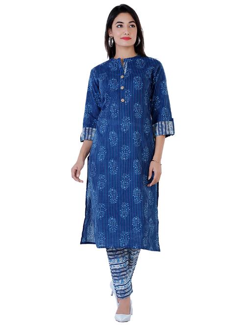 floral kurta pant set - 17177215 - Very Small Image - 1