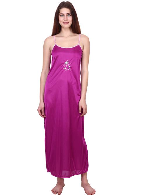 satin maxi night gown  - 17182020 - Very Small Image - 1