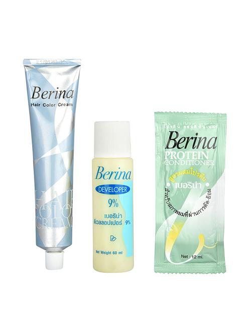 berina a38 light ash blonde hair color cream 60gm pack of 2 - 17184439 - Very Small Image - 1