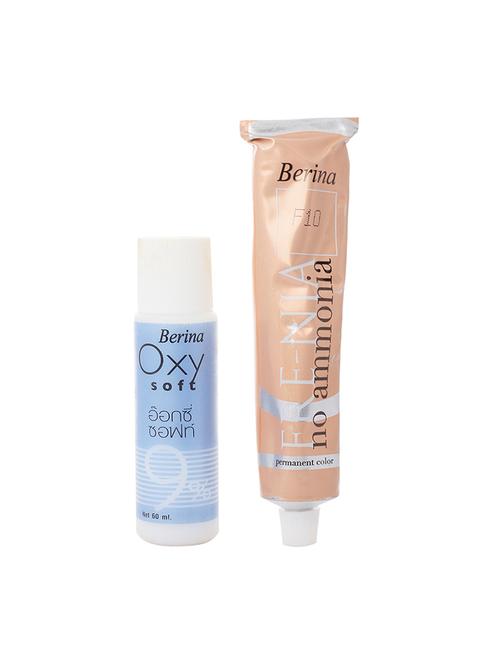 berina f10  olive brown fre-nia hair color cream 60gm pack of 2 - 17184457 - Very Small Image - 1