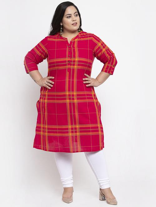 women's straight kurta - 17193377 - Very Small Image - 1