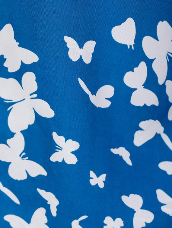 blue polyester summer jacket - 17194573 - Standard Image - 4